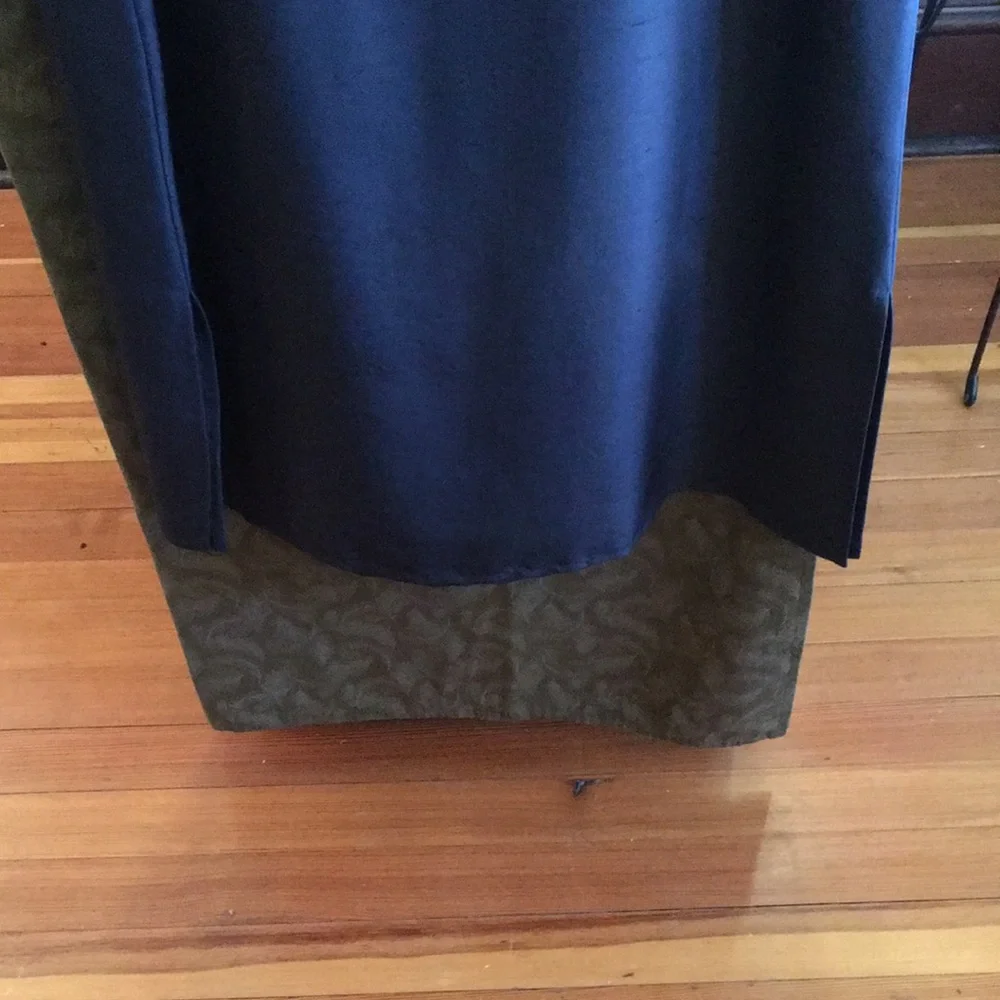 Black Silk Long Dress - Picture 4 of 5